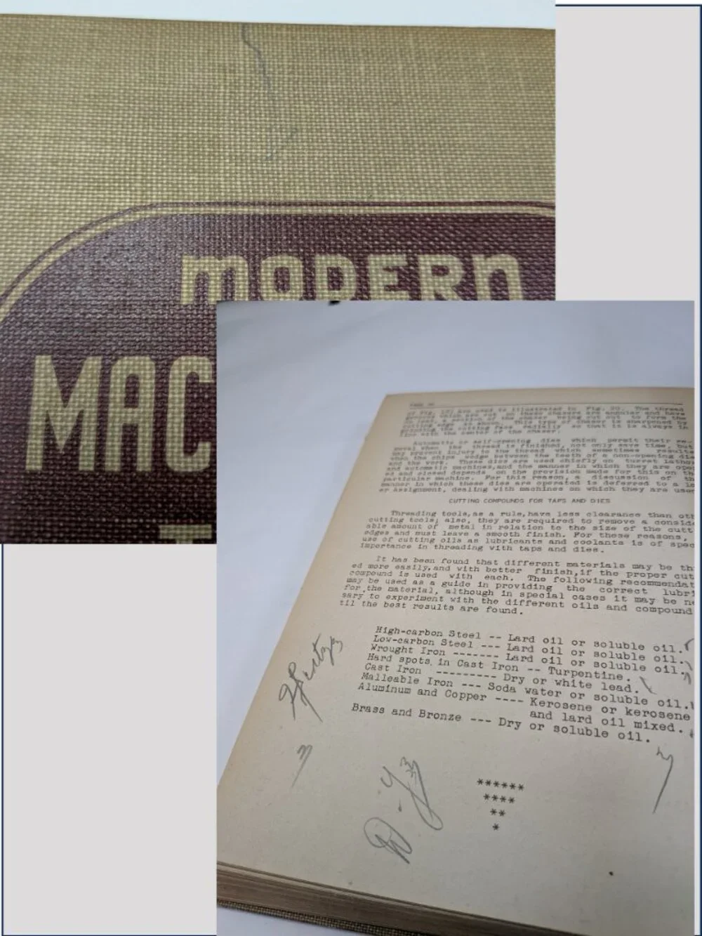 VTG 1943 Modern Machine Shop Training Book National Schools WWII Era Manual VA